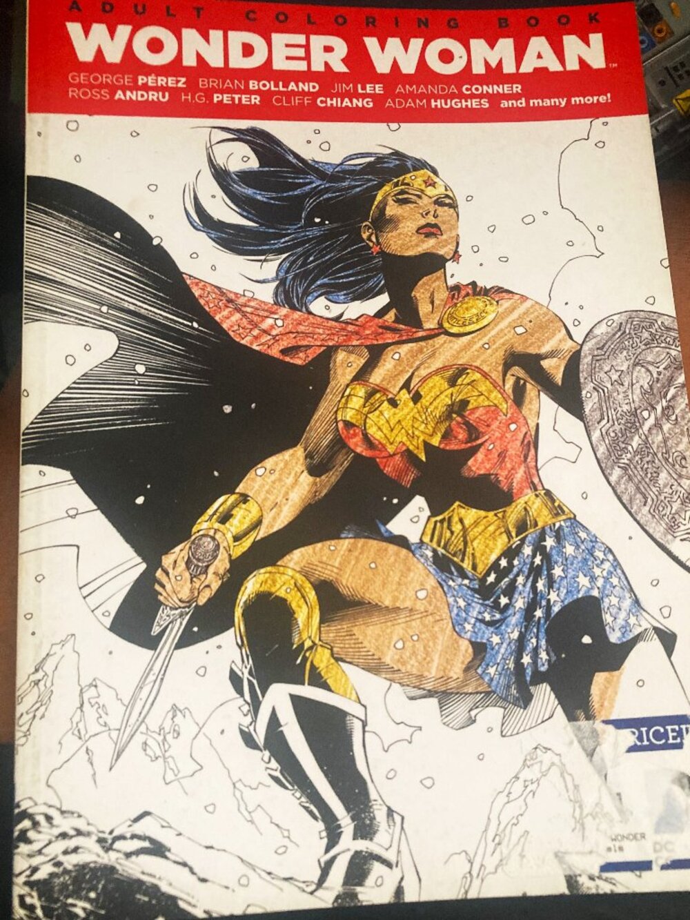 Big Coloring DC Adult Coloring Book, "Wonder Woman"
